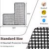 KAIDIDA Baseball L Screen 7 X 7 FT Softball Pitching Screen for Outdoor Training Use Portable L Screen Baseball for Batting Cage Pitching Protector Net view 2