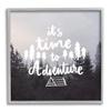 Stupell Industries Time To Adventure Woodlands Camping Tent Calligraphy Accent, Design by Ann Bailey view 1