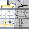 TYRSEN Pickleball Net Set - 22FT Net on Wheels, 4 Paddles, 6 Balls, 12 Court Markers, 1 Bag, Indoor/Outdoor Play view 4