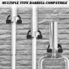 Luwint Barbell Holder Wall Mount, Vertical Olympic Single Bar Hanger Storage Rack view 3