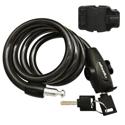 RYANGO Bike Lock, Bike Locks Heavy Duty Anti Theft, Bicycle Lock Cable with Mounting Bracket and 2 Keys, Bicycle Locks for Road Bike Mountain Bike Scooters