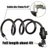 RYANGO Bike Lock, Bike Locks Heavy Duty Anti Theft, Bicycle Lock Cable with Mounting Bracket and 2 Keys, Bicycle Locks for Road Bike Mountain Bike Scooters view 3