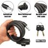 RYANGO Bike Lock, Bike Locks Heavy Duty Anti Theft, Bicycle Lock Cable with Mounting Bracket and 2 Keys, Bicycle Locks for Road Bike Mountain Bike Scooters view 4