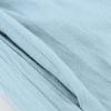 LIUguoo 2024 Summer Pants for Women Casual Pockets Cotton Linen Wide Leg Drawstring Elastic Waist Capris Crop Pants Slacks Light Blue view 2