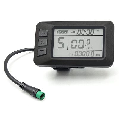 Ebike LCD Display Meter KT-LCD7U 24V 36V 48V 52V Electric Bike Conversion Kit Display for KT Controller (LCD7U Waterproof Plug)
