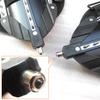 Shindn Aluminum Alloy Metal Shield Forearm Armor Arm Shield Lightweight Round Shield with Window Breaker (Black Left arm Shield) view 4