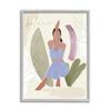 Stupell Industries Balance Typography Fitness Yoga Pose Botanical Motif, Design by Ros Ruseva view 1