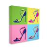 Stupell Industries Pop Style High Heel Shoe Vivid Square Blocks, Design by Daniel Sproul view 2