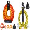 Affordura Tow Rope Red 1-2 Rider and Boat Tow Harness 16 FT Bundle view 1