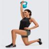 CRZ YOGA Lightweight Workout Tank Tops for Women - Athletic Running Sleeveless Shirts Racerback High Neck T-Shirt Black Large view 4