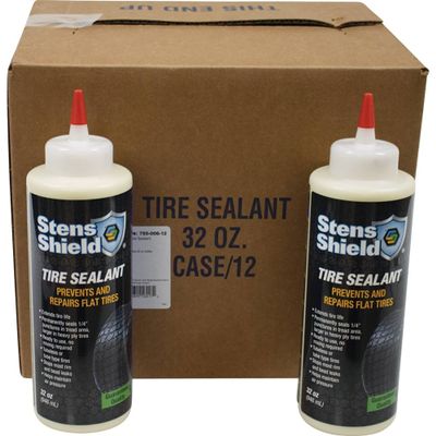 Stens 750-006-12 Tire Sealant 32 oz Size, Premium tire sealant, Prevents and Repairs Flat Tires, Ready to use and Requires no Mixing, Works with tubeless or Tube Type Tires