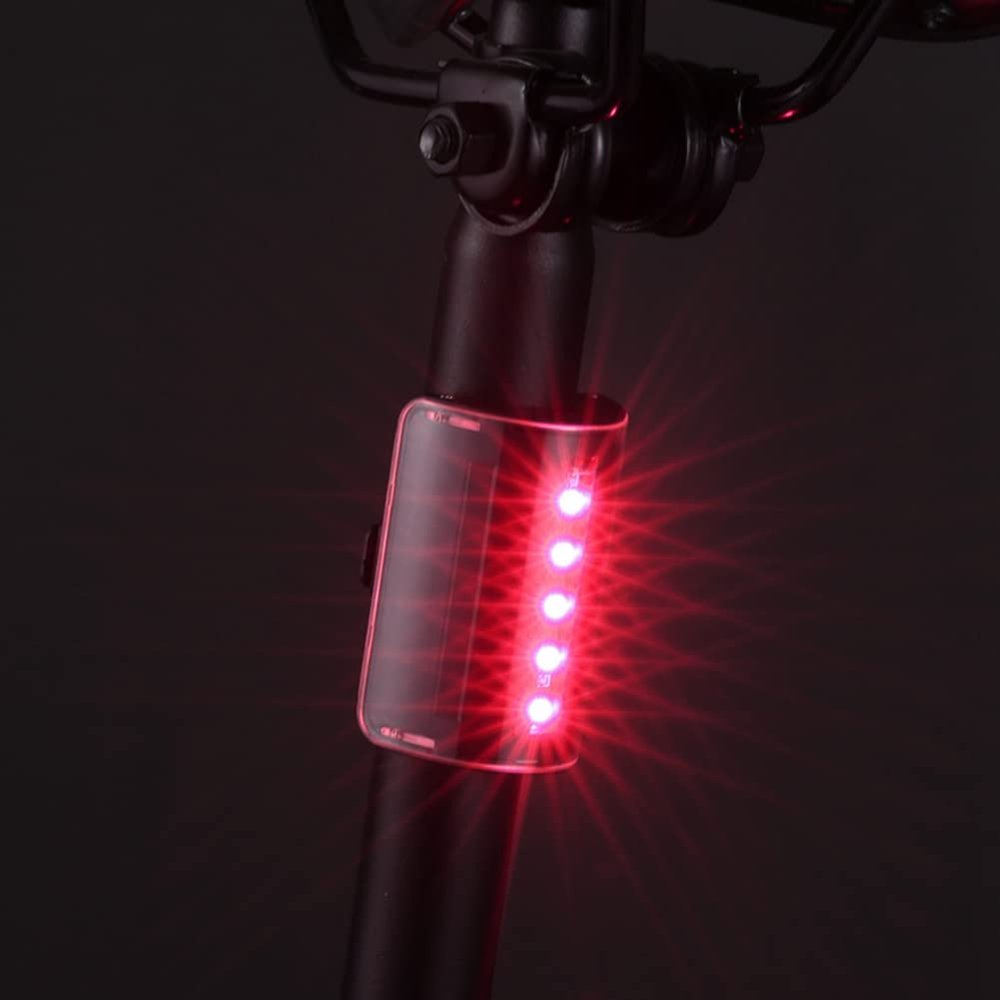 SEADEAR Bike Tail Light, Touch Switch Ultra Bright LED Light Daylight Visible Bicycle LED Rear Light Waterproof Bicycle Rear Lights USB Rechargeable Night Riding Warning Light Red