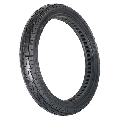CATAZER 16 Inch Electric Bicycle Honeycomb Solid Tire Non Inflation Perforated Tyre Explosion-Proof Airless Tires 16 * 2.125