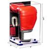 Better Display Cases Acrylic Vertical Boxing Glove Display Case with Mirror Case,Navy Blue Risers and White Base - 8" x 6" x 14" (A092/V18) view 2