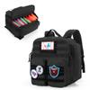 DSLEAF Cornhole Backpack Holds 16-24 Cornhole Bags, Cornhole Patch Bag with Padded Shoulder Straps and Extra Pockets for Tossing Games (Patent Design) view 1