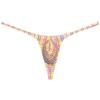 Botmois Fashion Men's G-Strings Bikini T-Back Underwear Male Contour Pouch Micro Swim Thong 3D Line XL view 1
