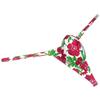 Botmois Fashion Men's G-Strings Bikini T-Back Underwear Male Contour Pouch Micro Swim Thong Red Apricot Flower XL view 2