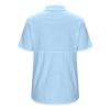 3D T Shirt Womens Linen World Map Printed T-Shirt Funny Long Sleeves Tops Graphic Button Down Blouse Tee view 4