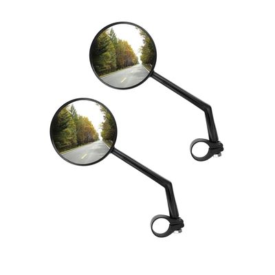 2Pack Wide Angle Bike Mirrors Handlebar Bicycle Mirrors 360Adjustable Rotatable Bike Mirrors Bicycle Handlebar Rearview Mirrors Convex Rear View Mirrors for Mountain Bike Road Bike