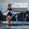 2.8 LB Jump Rope and Figure 8 Resistance Band, Resistance Bands for Women 8 Shaped Resistance Band and Skipping Ropes for Arms, Body Workout Equipment view 4
