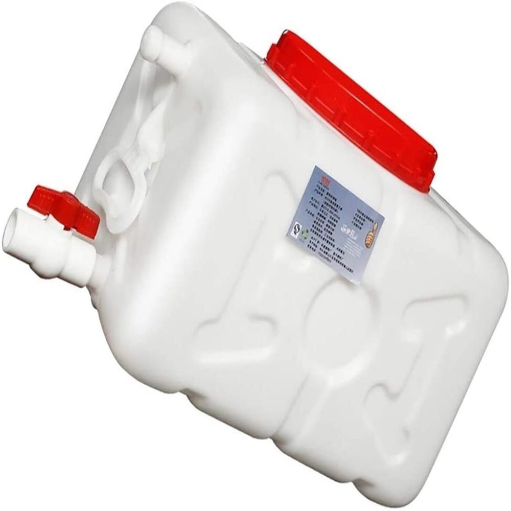 YXCUIDP Water Container Household Water Storage Tank Plastic Outer Tank Barrels Thick White Rectangle Outdoor Bulk Water Reservoir Camping Hiking Outdoor(150L)