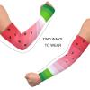 Boccsty Summer Watermelon Gardening Sleeves for Women Men Archery Protective Arm Guards for Cycling Driving Fishing view 4