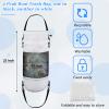 2 Packs Portable Boat Accessories Mesh Trash Bags Trash Can Garbage Container for Boat Kayak Camper Fishing Cabin Storage Men Women Adults(Black, White) view 2
