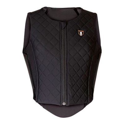 Tipperary Adult Lightweight Breathable Padded Moisture-Wicking Horse Riding Equestrian Contour Flex Back Protector, Medium