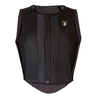 Tipperary Adult Lightweight Breathable Flexible Moisture-Wicking Horse Riding Equestrian Contour Air Mesh Back Protector, Small, Black