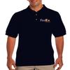 ALLNTRENDS FedEx Men's Polo T Shirt Embroidered FedEx Ground Apparel (3XL, Purple Orange Print)