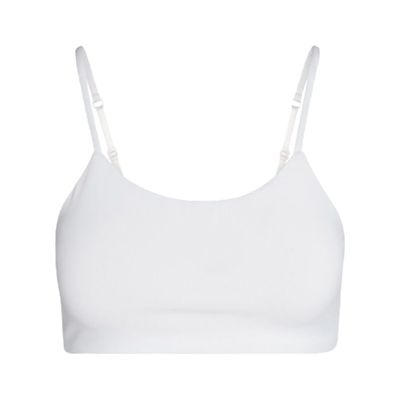 Bleuet Bleum Petal Padded Bra  Seamless Reversible First Bra for Teens & Tweens | Sewn-in Pads, Adjustable Straps, Ultra Soft & Tag-Free Comfort White