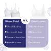 Bleuet Bleum Petal Padded Bra  Seamless Reversible First Bra for Teens & Tweens | Sewn-in Pads, Adjustable Straps, Ultra Soft & Tag-Free Comfort White view 3