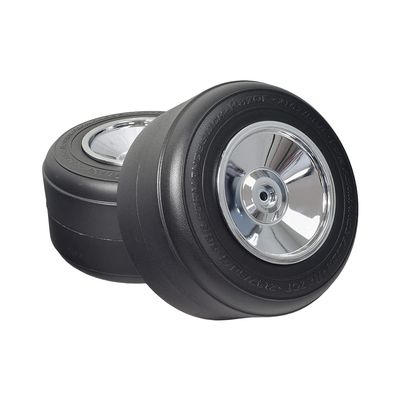 AlveyTech Rear Drift Wheels for The Razor DXT Pedal-Powered Drift Trike (Set of 2) - Replacement Pair 10" Wheel with Slick Tires for Non-Electric Power DXT Tricycle Model Only (W20030501048)