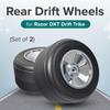 AlveyTech Rear Drift Wheels for The Razor DXT Pedal-Powered Drift Trike (Set of 2) - Replacement Pair 10" Wheel with Slick Tires for Non-Electric Power DXT Tricycle Model Only (W20030501048) view 3