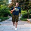 RAW X Mens Belted Cargo Shorts, Relaxed Fit Casual Knee Length Cargo Shorts for Men, Desert Camo, 40 view 4