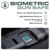 Evergreen Steel Biometric Quick-Access Gun Safe - for Pistols, Handguns, Firearms, Important Documents, Passports, Ammunition with Fingerprint of Keypad Unlock view 3