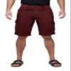 X RAY RAW X Mens Belted Cargo Shorts, Relaxed Fit Casual Knee Length Cargo Shorts for Men, Wine, 32 view 1