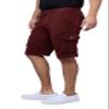 X RAY RAW X Mens Belted Cargo Shorts, Relaxed Fit Casual Knee Length Cargo Shorts for Men, Wine, 32 view 3