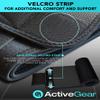 ActiveGear Waist Trimmer Belt for Stomach and Back Lumbar Support, Medium: 8" x 42" - Blue with Large Exercise Mat 6' x 4' x 7mm Ultra-Durable Non-Slip Rubber Workout Mat view 4
