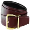 Belts.com 4010R-GP-RB30 Reversible Belt Genuine Leather Dress Casual Belt 1-1/8"(30mm) Wide (Black/Burgundy, 32) view 1
