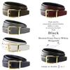 Belts.com 4010R-GP-RB30 Reversible Belt Genuine Leather Dress Casual Belt 1-1/8"(30mm) Wide (Black/Burgundy, 32) view 3
