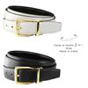 Belts.com 4010R-GP-RB30 Reversible Belt Genuine Leather Dress Casual Belt 1-1/8"(30mm) Wide (Black/Burgundy, 32) view 4