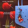 BAGLETS  Carabiner & Plug Keys Holder Charm Accessory Compatible with Rubber Tote Bags  Secure Keys or Other Valuable  Made in USA (Red) view 4