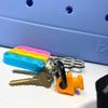 BAGLETS  Carabiner & Plug Keys Holder Charm Accessory Compatible with Rubber Tote Bags  Secure Keys or Other Valuable  Made in USA (Orange) view 3
