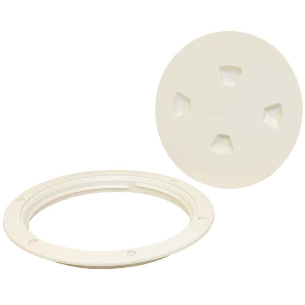 Beckson Boat Deck Plate | 8 1/8 Inch White Inspection Hatch