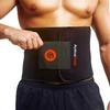 ActiveGear Waist Trimmer Belt for Stomach and Back Lumbar Support, Large: 9" x 46" - Red with Large Exercise Mat 6' x 4' x 7mm Ultra-Durable Non-Slip Rubber Workout Mat view 2