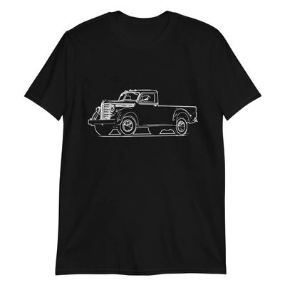 1948 Diamond T Model 201 Pickup Truck Short-Sleeve Mens T-Shirt Black