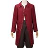 BLESSUME Steampunk Victorian Frock Coat Colonial Men Jacket (Wine Red, XX-Large) view 2