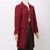 BLESSUME Steampunk Victorian Frock Coat Colonial Men Jacket (Wine Red, XX-Large) view 3