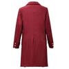 BLESSUME Steampunk Victorian Frock Coat Colonial Men Jacket (Wine Red, XX-Large) view 4